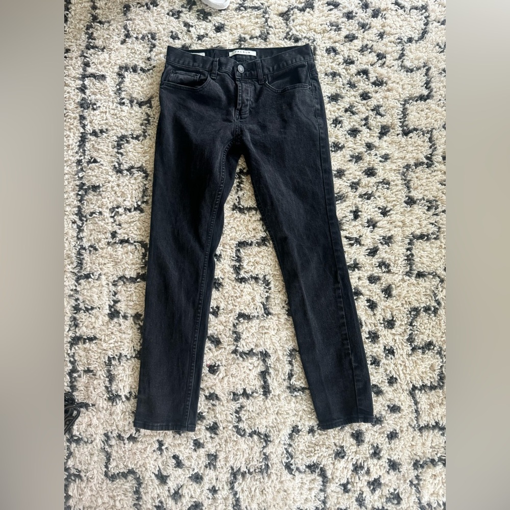 PacSun Mens Jeans Black Stretch Low Rise Slim Fit Denim 29x30.
